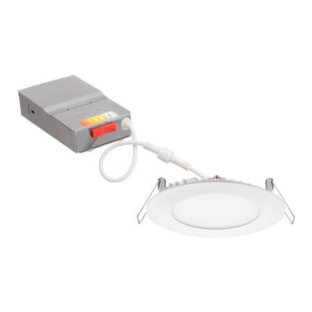 Lithonia Lighting Lithonia Lighting Wafer 4" LED Canless Recessed Downlight, 2700-5000K, White WF4-SWW5-90CRI-MW-M6